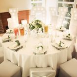 sala slubna na wesele szczecin wenus biały stoły okrągłe